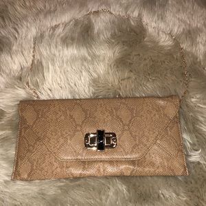 Brand New - Snake Skin Clutch/Shoulder Bag